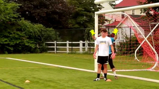 Soccer Goalkeeper Crossing Drills with Select Weighted Balls and Vest