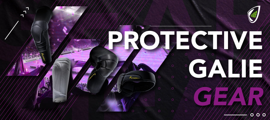 Goalie gear to protect yourself in practice and in game!