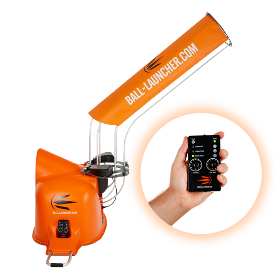 how to adjust speed on ball launcher