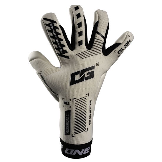 The backhand material on the OG1 Heritage SL goalie glove