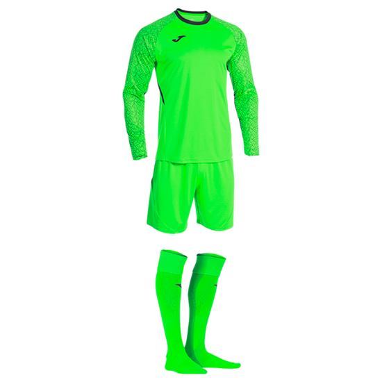 Highlighter green soccer uniform