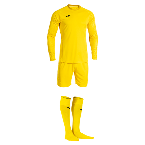 Yellow soccer goalie kit