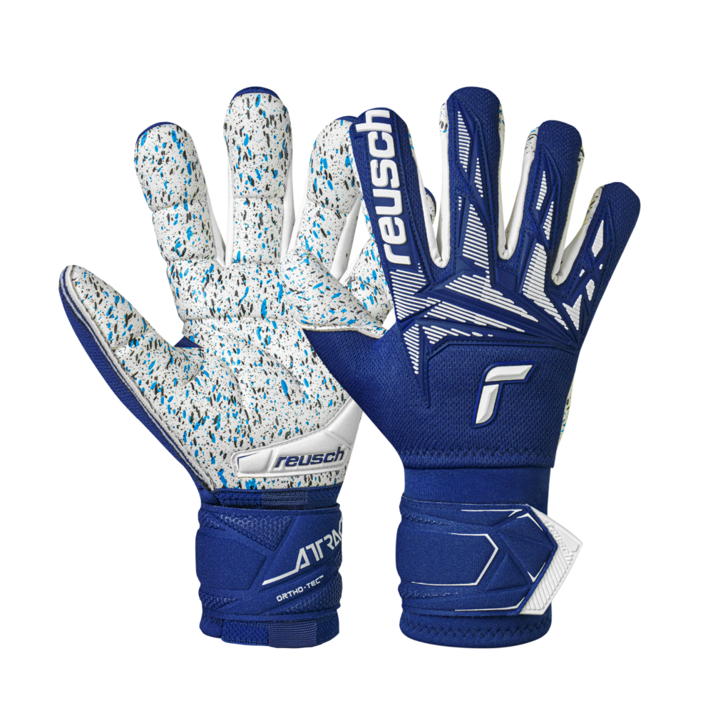 Reusch Attrakt Freegel Fusion Ortho-Tec Goalie Gloves | Blue 
