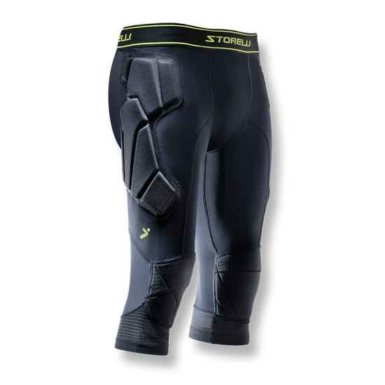 3/4 cut goalkeeper leggings with padding from Storelli