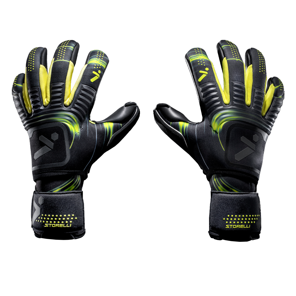 Backhand of the Storelli Silencer Menace Goalkeeper Gloves