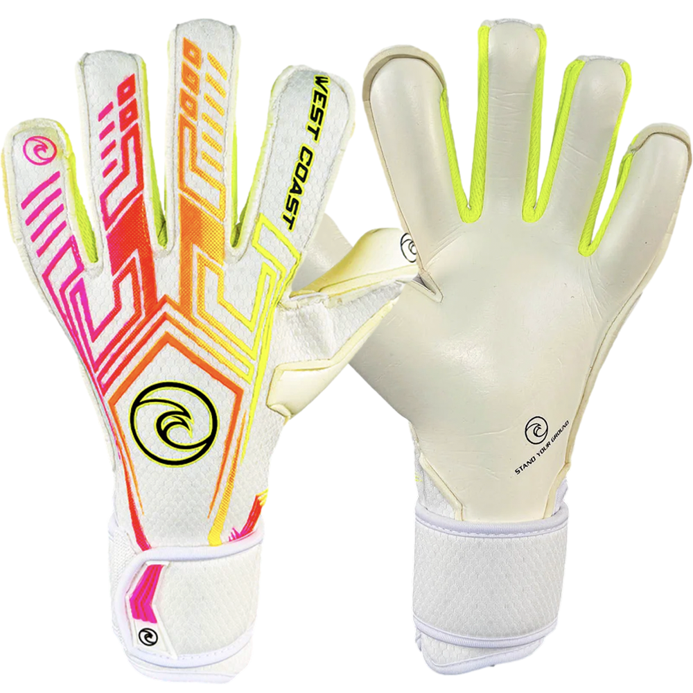 West Coast Shockwave Sunset Goalkeeper Gloves – Keeperstop