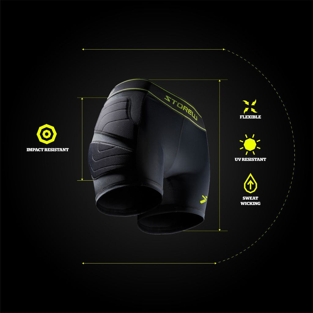 Specs of the Storelli Women's Bodyshield Impact Sliders