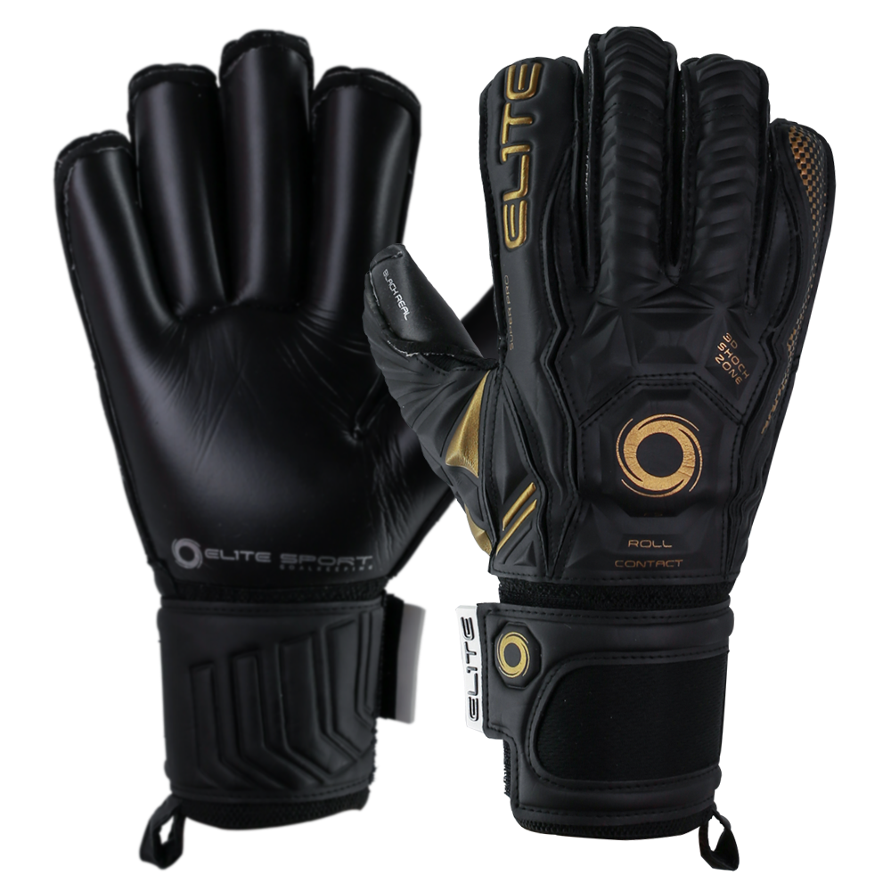 Elite Sport Black Real Goalkeeper Gloves