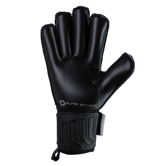 Black contact latex on the Elite Sport Black Real Goalie Glove