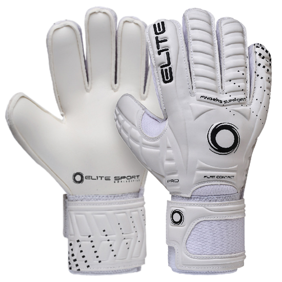 Elite Sport Warrior White Goalkeeper Gloves