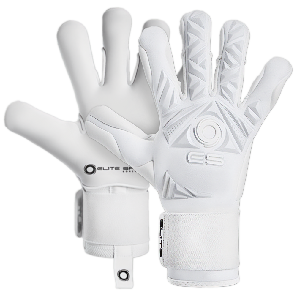 Elite Sport Revolution II White Goalkeeper Gloves