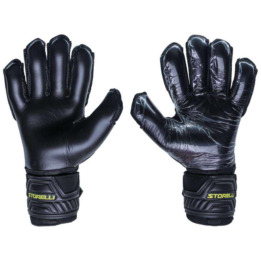 German Contact Latex on Storelli Gladiator Pro goalie gloves