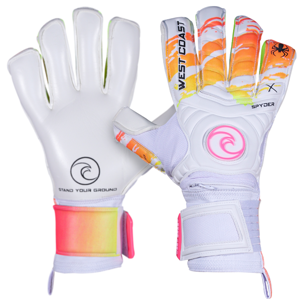 gk gear West Coast Spyder X Sunset Goalkeeper Gloves 10