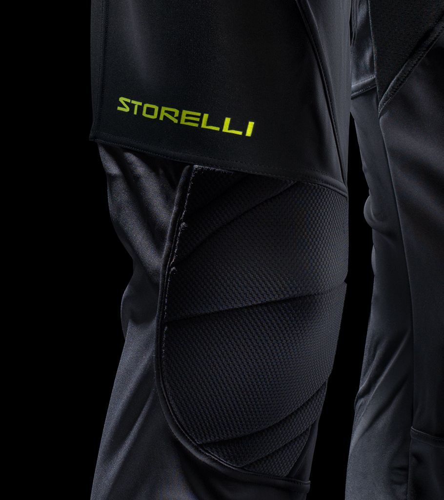 Padding on the knees of the Storelli ExoShield GK Pants