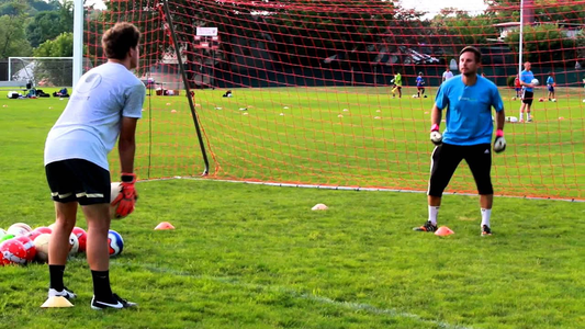 Goalkeeper Footwork and Handling Warm Up