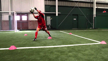 Basic goalkeeper handling and catching drills with the wall