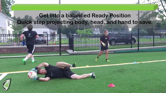 Soccer Goalie Low Diving Drills and Training