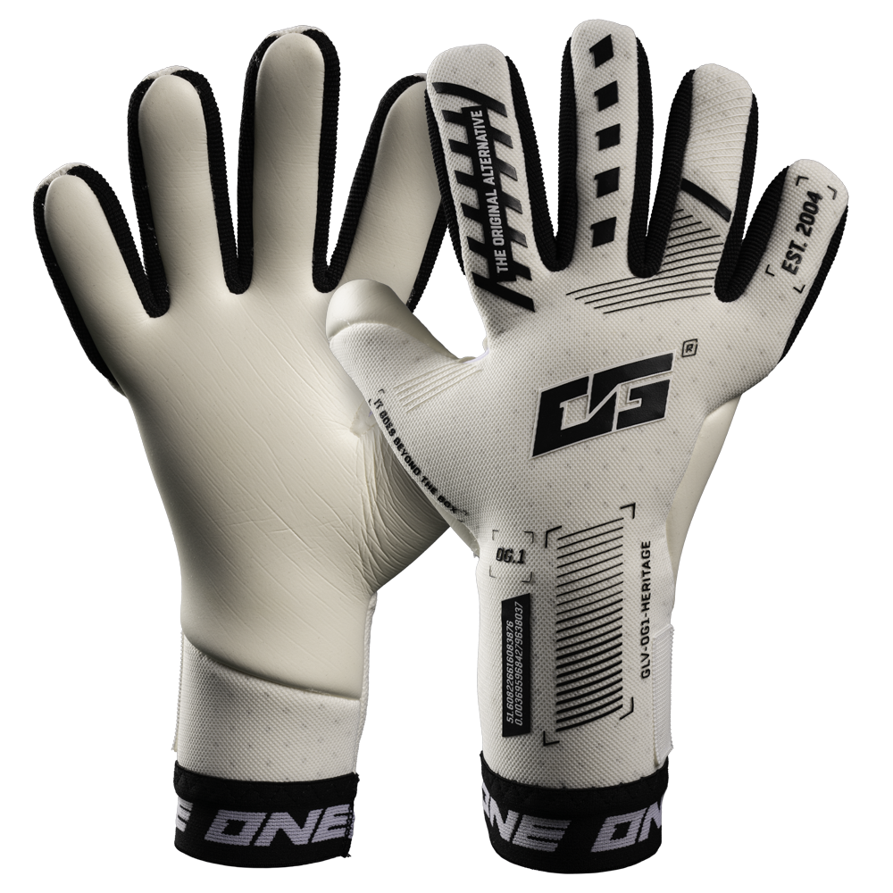 The OG1 Heritage Negative cut goalie gloves