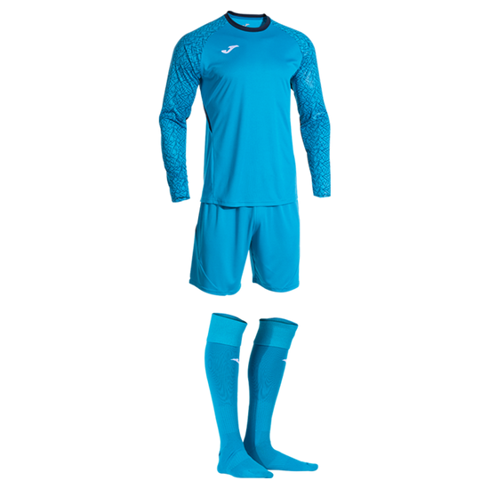 Blue goalkeeper uniform