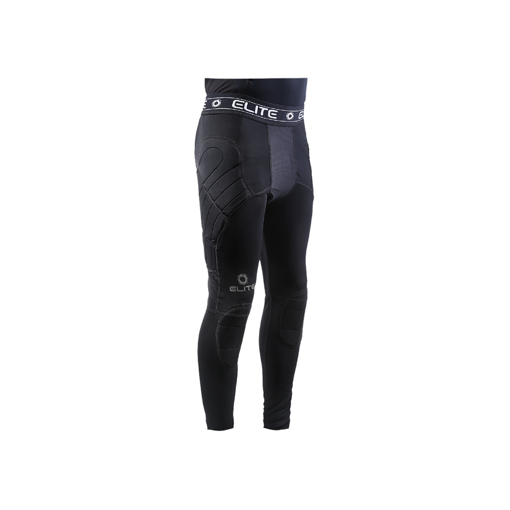 Goalkeeper legging with padded knees and hips from Elite Sport