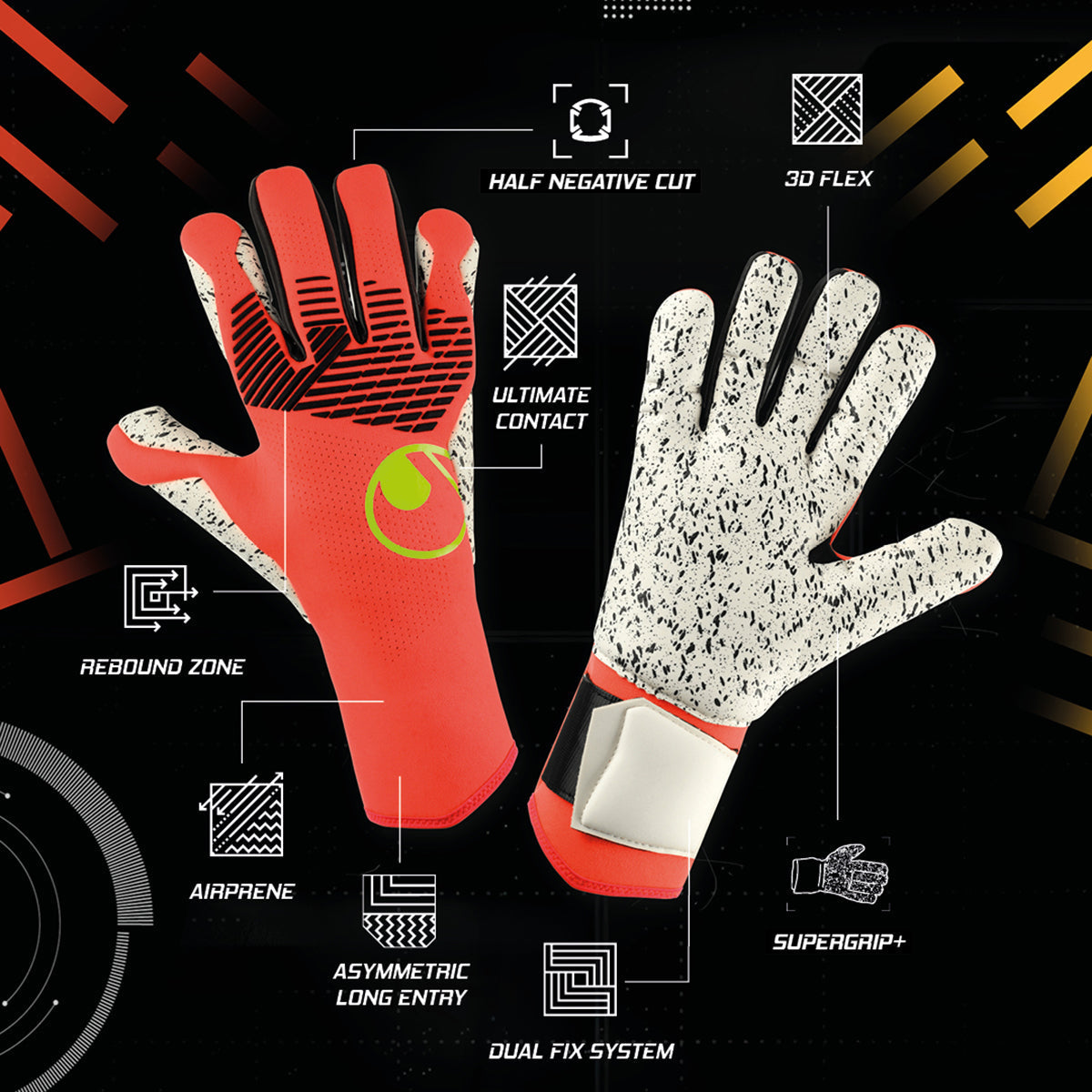 Uhlsport FM ZNE Supergrip+ HN