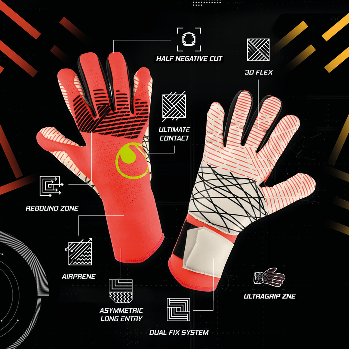 Uhlsport FM ZNE Ultragrip HN – Keeperstop