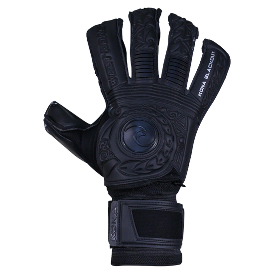 All black goalie gloves