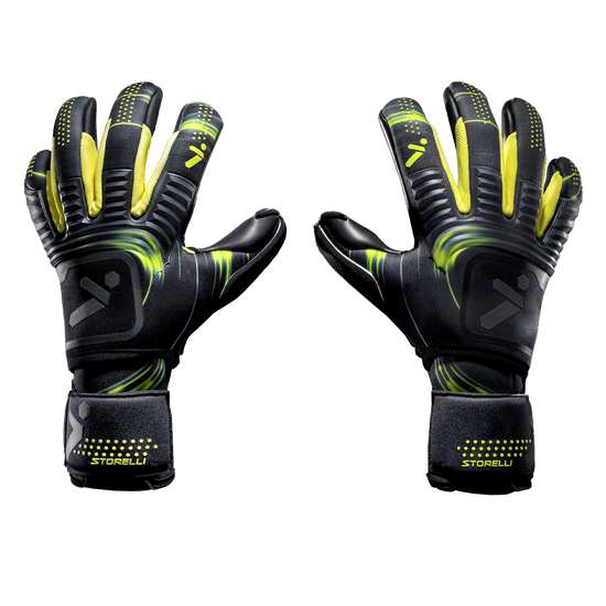 Backhand of the Storelli Silencer Menace Goalkeeper Gloves