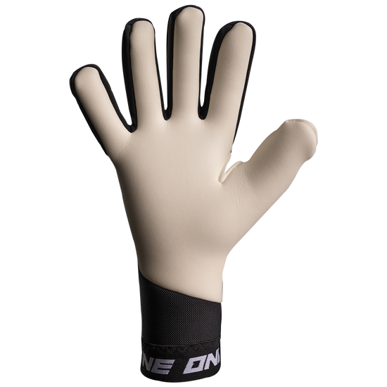 Pro grade contact latex on the The One Glove OG1 Midnight goalie gloves