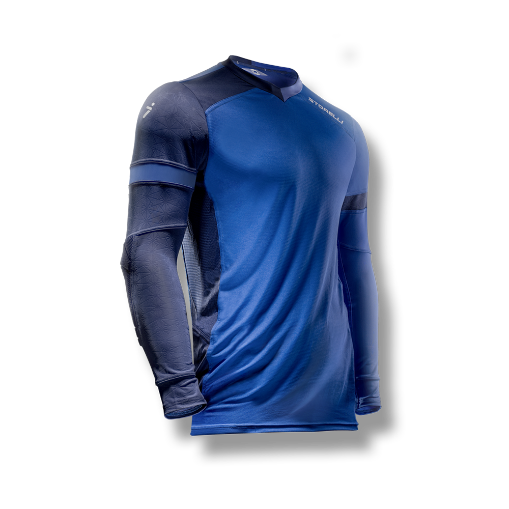 Blue Hydra Gladiator goalkeeper jersey from Storelli