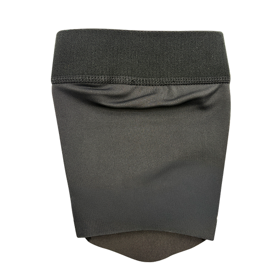 Compression sleeve material on the G-Form Youth Volt NOCSAE Shin Guard