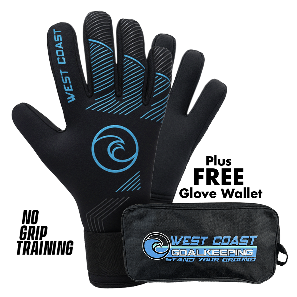 West Coast Goalkeeping No Grip Training Gloves