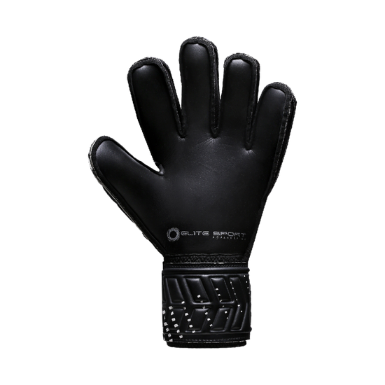 Durable soft latex on the Elite Sport Warrior B Goalie Glove for kids