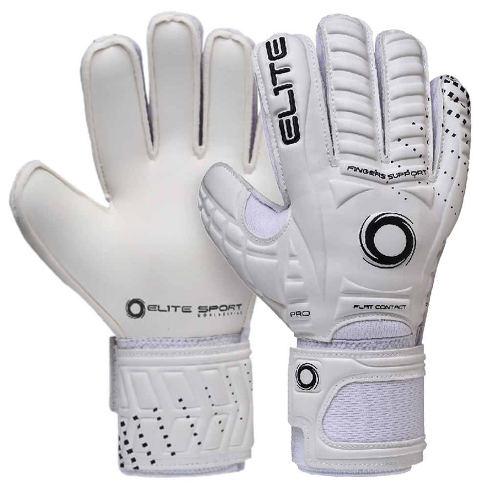 Elite Sport Warrior White Goalkeeper Gloves