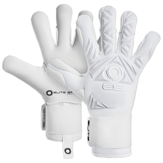 Elite Sport Revolution II White Goalkeeper Gloves