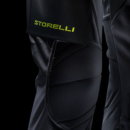 Padding on the knees of the Storelli ExoShield GK Pants