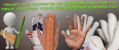 soccer goalie glove sizing chart keeperstop goalkeeper gloves size chart