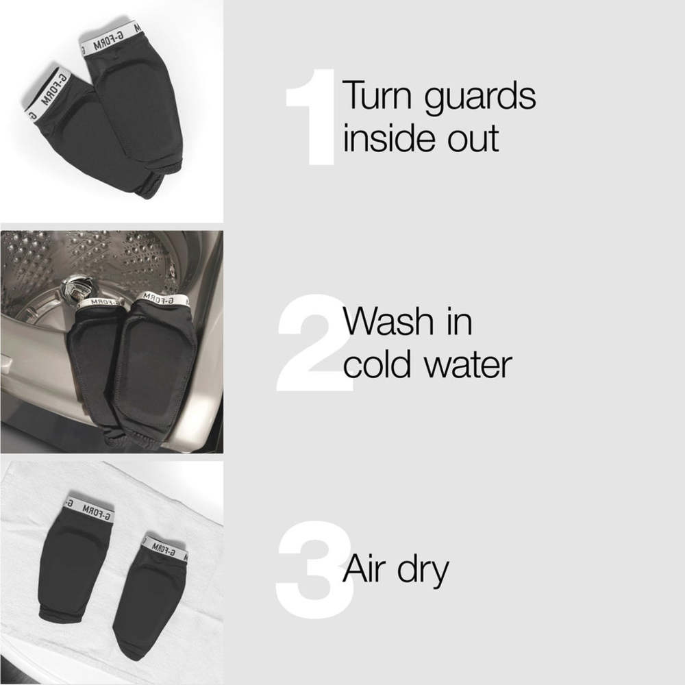 G-Form Shin Guard Washing Instructions