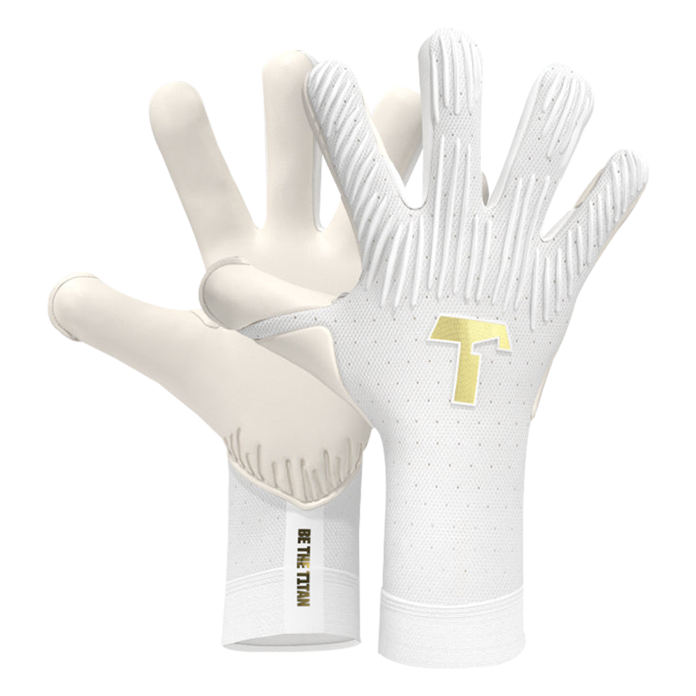 T1tan Rebel 2.0 White-Out Goalie Gloves