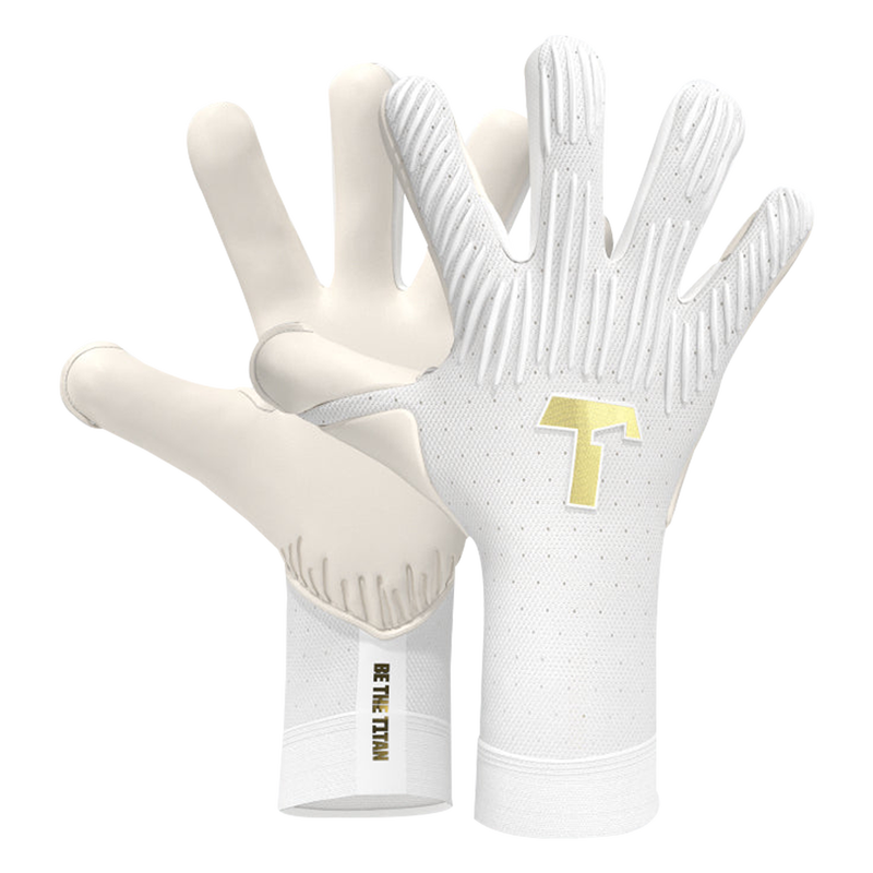 T1tan Rebel 2.0 White-Out Goalie Gloves