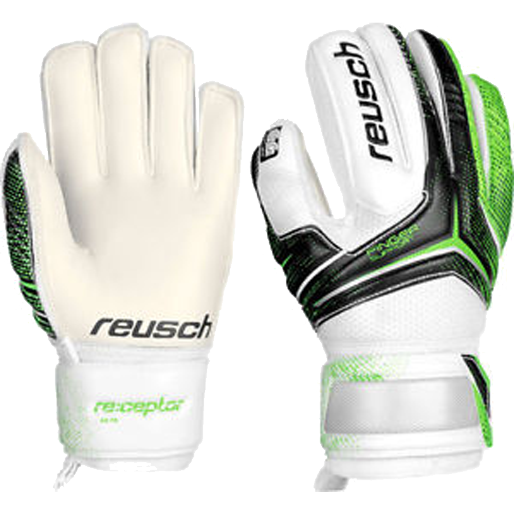 New Reusch Soccer Goalie Gloves Pulse SG Finger Support Protection JR 6 3672827S 