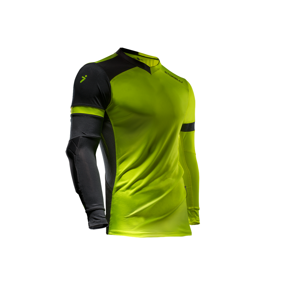 Storelli Exoshield Gladiator Goalkeeper Jersey Strike Yellow