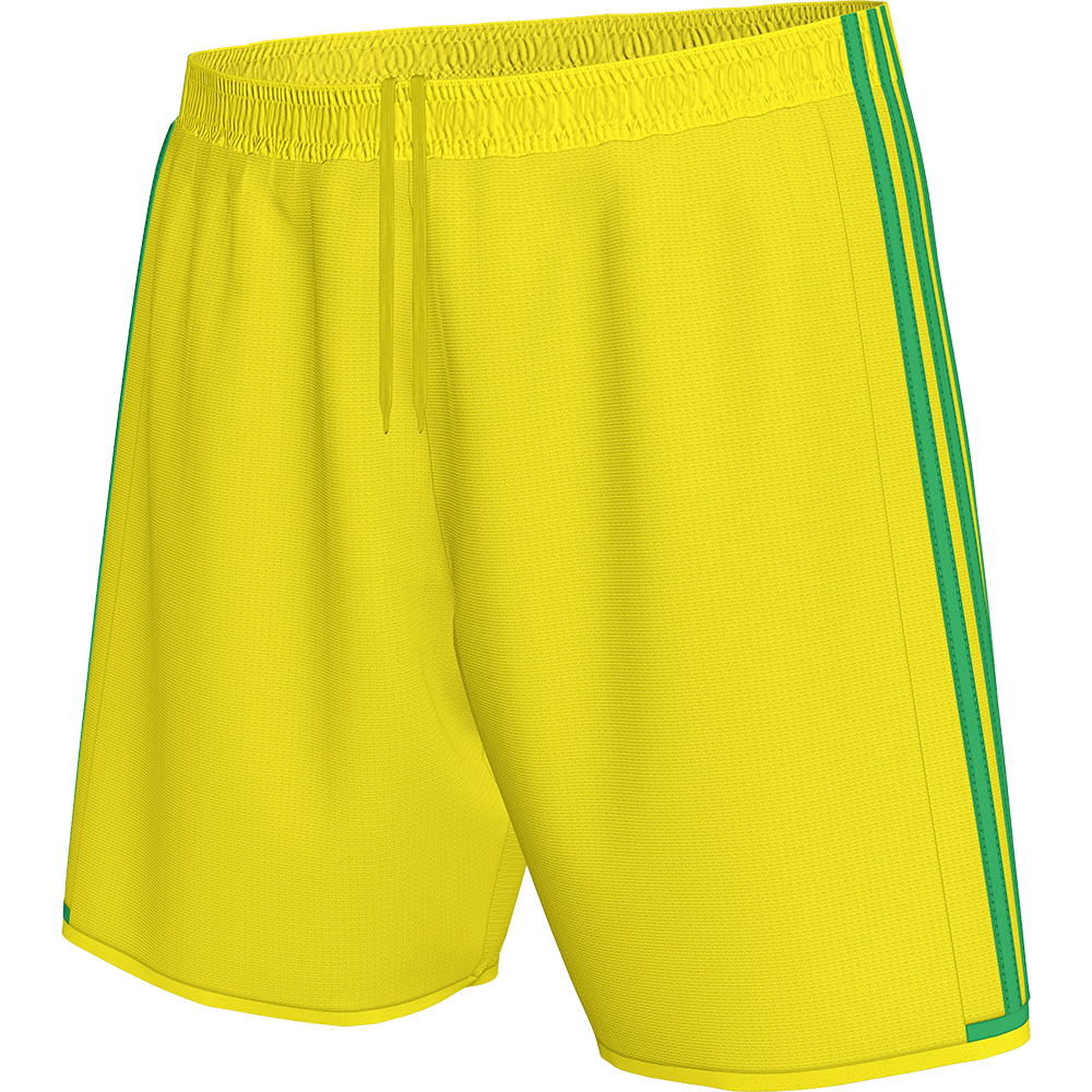 Adidas goalkeeper shorts 2016 in bright yellow | Keeperstop