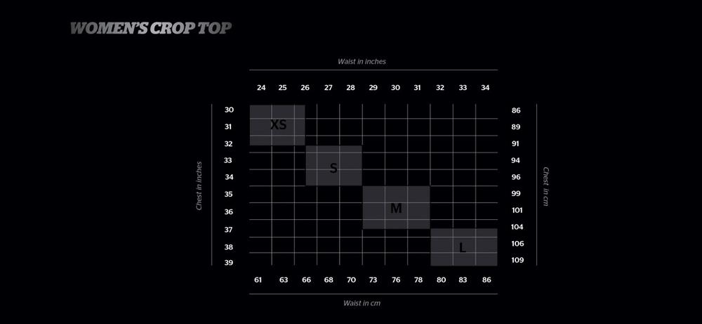 Storelli Sizing Chart