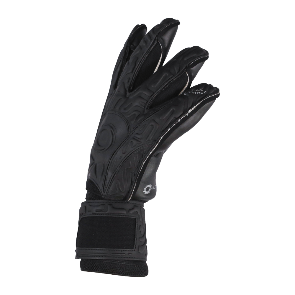 Elite Sport Black Solo Soccer Goalie Glove Keeperstop