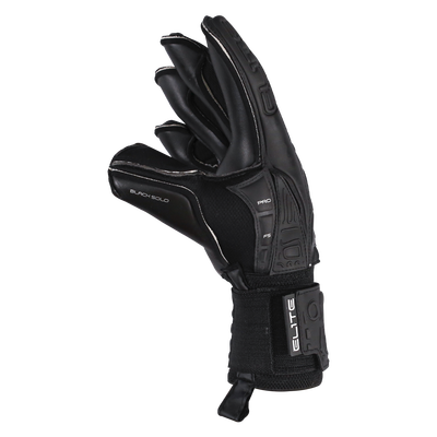 Elite Sport Black Solo Soccer Goalie Glove Keeperstop