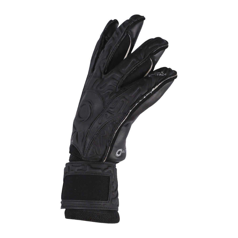 Elite black solo goalkeeper sales gloves