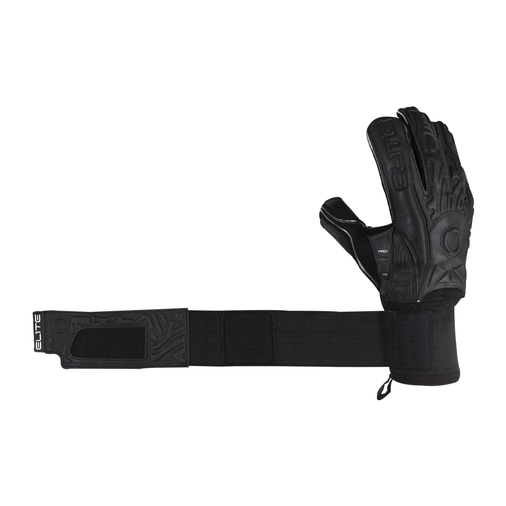 Elite black solo 2017 goalkeeper gloves top