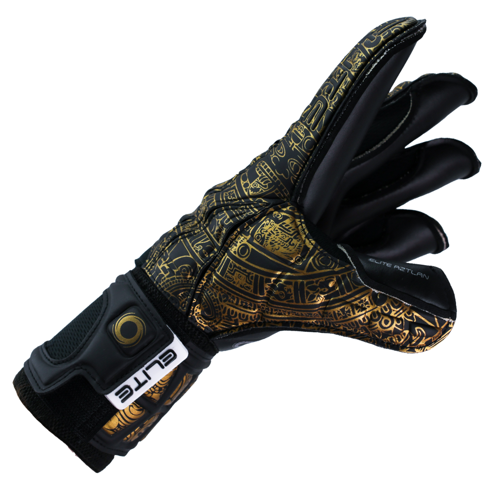 Goalkeeper gloves with flat and roll fingers