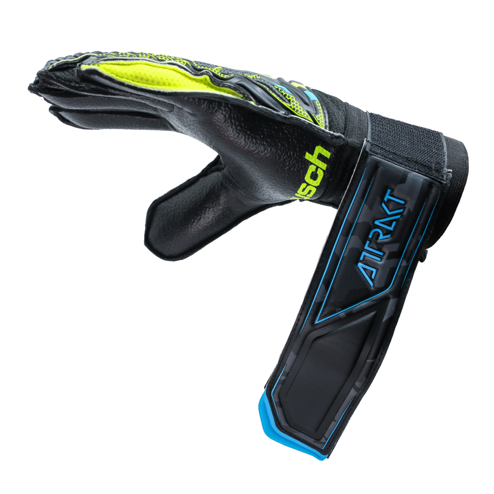 Goalkeeper gloves with long wrist straps